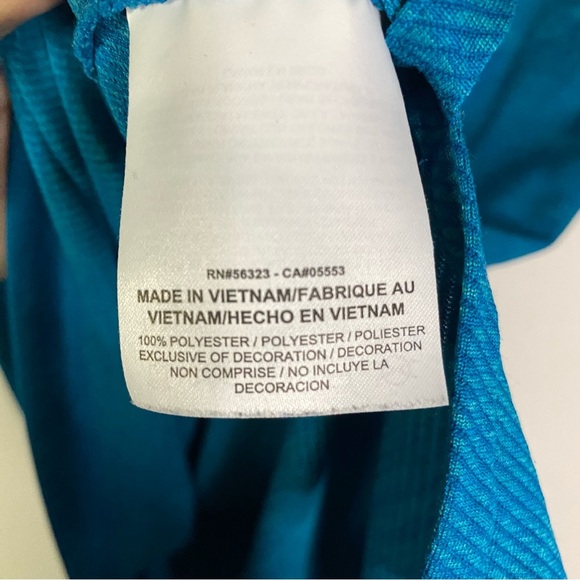 Nike Running Dri-Fit Medalist Long Sleeve Work out Shirt Large men teal blue - Picture 6 of 10